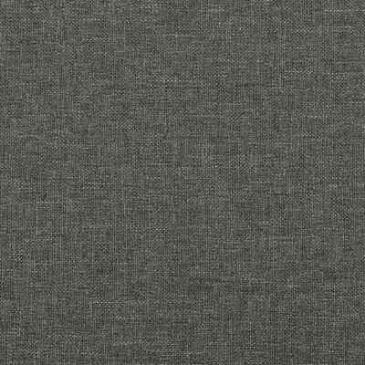 vidaXL Colchão de molas ensacadas 120x190x20 cm tecido cinza-escuro
