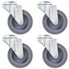 vidaXL Rodas girat&oacute;rias com furo 4 pcs 75 mm