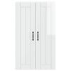 vidaXL Arm&aacute;rio de Cozinha Branco Brilhante 60 x 31 x 100 cm