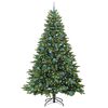 vidaXL &Aacute;rvore de Natal Artificial com 300 LEDs Verde 240 cm PE e PVC