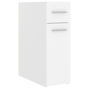 vidaXL Arm&aacute;rio botic&aacute;rio 20x45,5x60 cm derivados de madeira branco