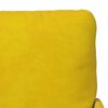 vidaXL Sof&aacute;s com almofada 55cm Amarelo Contraplacado