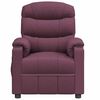 vidaXL Poltrona de massagens el&eacute;trica tecido roxo