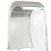vidaXL Cascata de Piscina com LED A&ccedil;o Inoxid&aacute;vel 304 45 x 30 x 65 cm