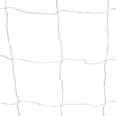 vidaXL Balizas de futebol com redes 2 pcs aço 182x61x122 cm aço branco