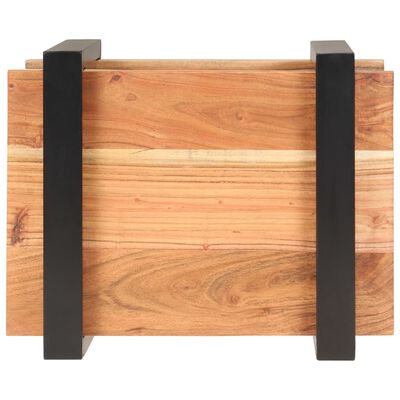 vidaXL Mesa de cabeceira 50x40x40 cm madeira de acácia maciça