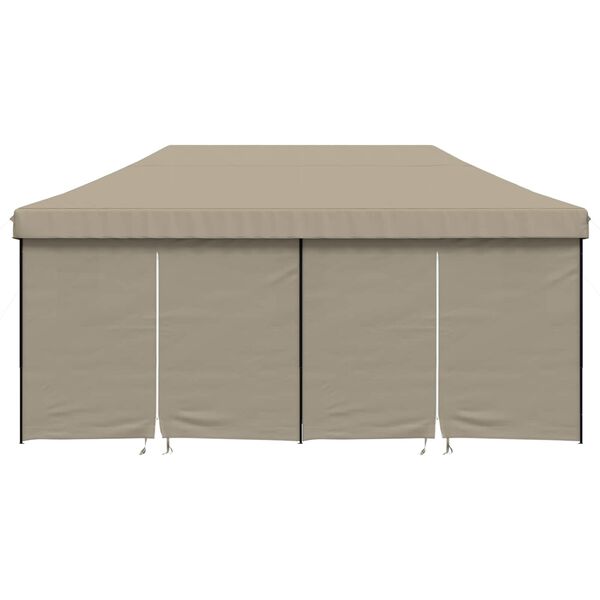 vidaXL Tenda de Festa Cinzento-acastanhado 292 x 580 x 315 cm