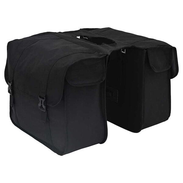 vidaXL Bolsa de Bicicleta Preto 40 x 18.5 x 35 cm Poli&eacute;ster