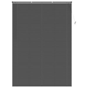 vidaXL Cortina Veneziana Manual Ajust&aacute;vel Cinza Prata 213 x 160 cm PVC