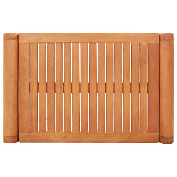 vidaXL Banco de jardim 64 cm madeira de eucalipto maci&ccedil;a