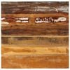 vidaXL Tampo mesa quadrado 70x70cm 15-16mm madeira recuperada maci&ccedil;a