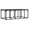 vidaXL Mesa de centro 100x50x35,5 cm derivados madeira carvalho fumado