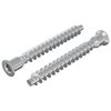 vidaXL Parafusos Confirmat 2 unid. Prateado &Oslash;7 x 58 mm Metal