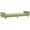 vidaXL Sof&aacute;-cama de 2 lugares veludo verde-claro