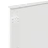 vidaXL Cabeceira Branco Brilhante 75 cm Madeira processada