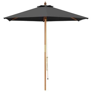 vidaXL Guarda-sol de Jardim &Oslash; 270 x 248 cm Madeira S&oacute;lida de Eucalipto