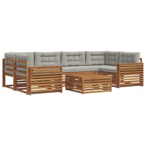 vidaXL Conjunto de Sof&aacute;s para Exterior 7 unid. 6 lugar