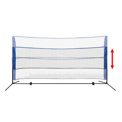 vidaXL Conjunto rede de badminton com volantes 300 x 155 cm