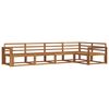 vidaXL Conjunto de Sof&aacute;s para Exterior 5 pcs Natural
