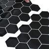 vidaXL Azulejo hexagonal 20 pcs Cinzeto 30 x 30 cm Poliuretano e PET