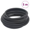 vidaXL Mangueira de ar h&iacute;brida 0,6" 5 m borracha e PVC preto