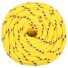 vidaXL Corda de barco 18 mm 25 m polipropileno amarelo
