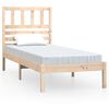 vidaXL Estrutura de cama 100x200 cm pinho maci&ccedil;o