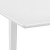 vidaXL Mesa de jantar extens&iacute;vel (80-120)x80x74 cm MDF branco