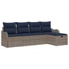 vidaXL Conjunto de Sof&aacute; de Jardim 5 unid. 4-N&uacute;mero de lugares