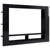 vidaXL M&oacute;vel de TV 152x22x113 cm derivados de madeira preto brilhante
