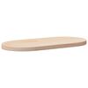 vidaXL Tampo de mesa 80x40x2,5 cm madeira maci&ccedil;a pinho oval