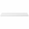 vidaXL Prateleira de parede suspensa 90x23,5x3,8 cm MDF branco