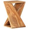 vidaXL Mesa de apoio 35x35x55 cm madeira de ac&aacute;cia maci&ccedil;a