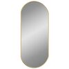 vidaXL Espelho de parede 70x30 cm oval dourado