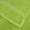 vidaXL Toalhas premium SOLUND 10 pcs 100x200 cm 600 gsm verde ma&ccedil;a