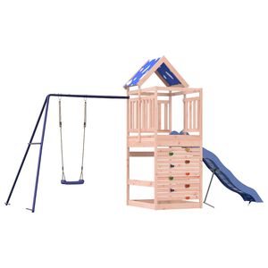 vidaXL Conjunto de brincar para exterior madeira de douglas maci&ccedil;a