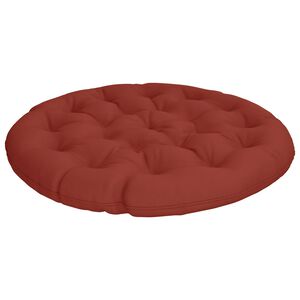 vidaXL Almofada para Cadeira Papasan VIANEN 100% Poli&eacute;ster Vermelho