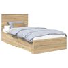 vidaXL Estrutura da Cama com gaveta Carvalho Sonoma 100 x 200 cm