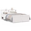 vidaXL Estrutura de cama c/ cabeceira sem colch&atilde;o 140x200 cm branco