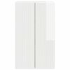vidaXL Armário de TV de Parede Branco Brilhante 59,5 x 31 x 100 cm