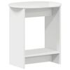 vidaXL Mesa Lateral Branco Alto Brilho 50 x 39,5 x 55 cm