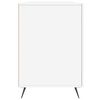vidaXL Secret&aacute;ria 140x50x75 cm derivados de madeira branco brilhante