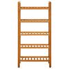 vidaXL Sapateira c/ 5 prateleiras 50x27x100 cm madeira carvalho maci&ccedil;a
