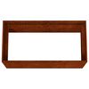 vidaXL Vaso/floreira 80x40x40 cm a&ccedil;o corten