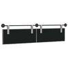 vidaXL Cabeceira Suspensa Cinzento-claro 210 x 55 x 7 cm Veludo