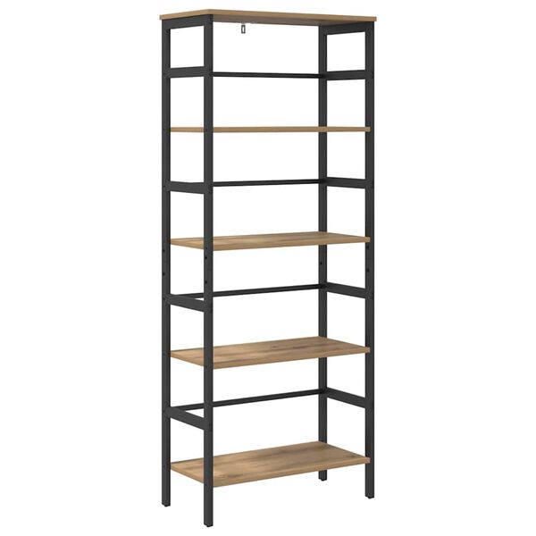 vidaXL Estante Carvalho Artesanal 60 x 29,5 x 149 cm