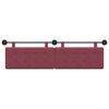 vidaXL Cabeceira Suspensa Vinho Vermelho 190 x 55 x 5 cm tecido