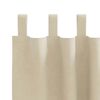 vidaXL Cortinas opacas 2 pcs Creme 140 x 175 cm Veludo