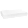 vidaXL Travesseiro para Dormir 60 x 37 x 12,5 cm M&eacute;dio Branco