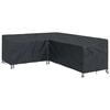 vidaXL Capa para M&oacute;veis 250 x 180 x 80 cm Tecido Oxford 420D Forma L